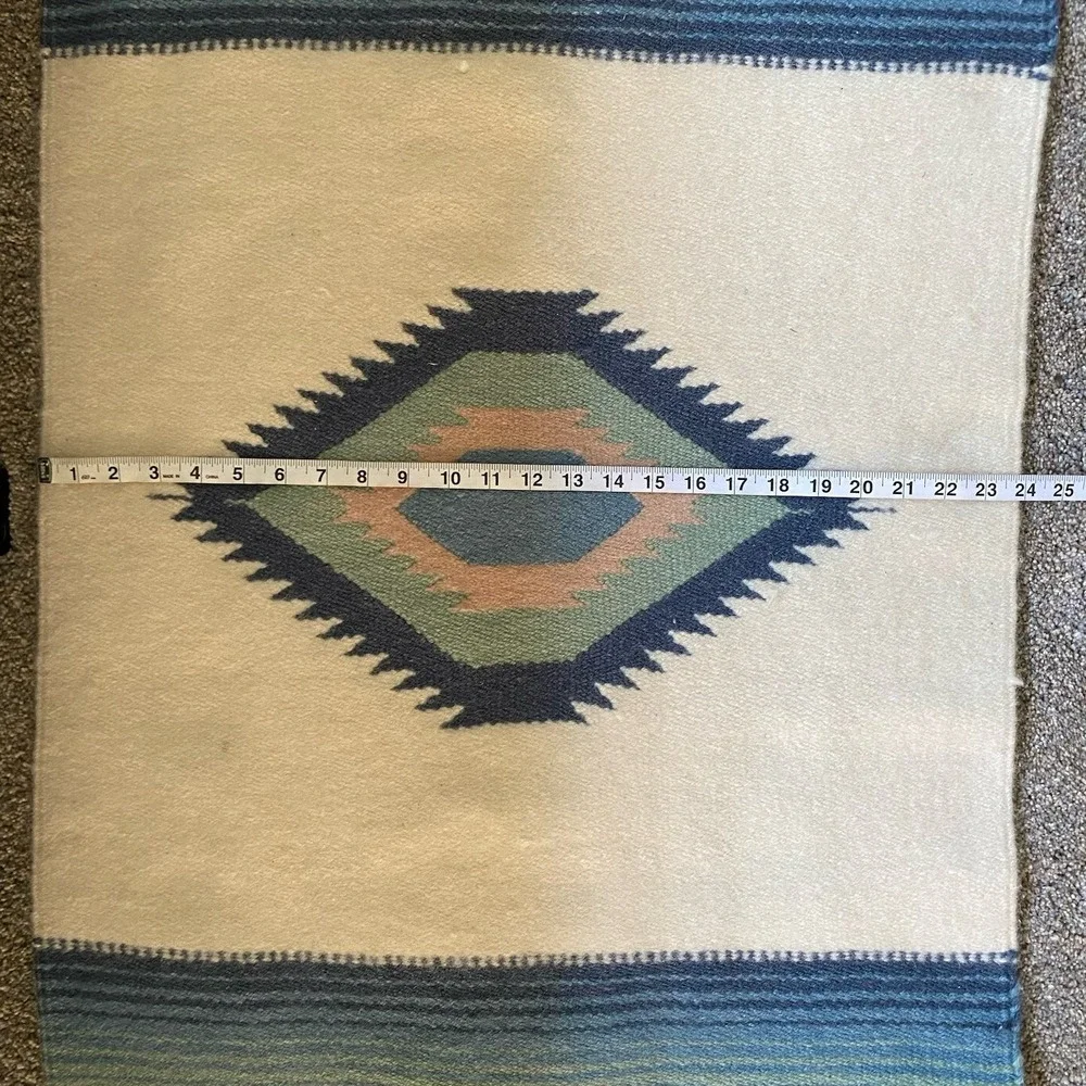 Handwoven Area Wool Rug 24x59
